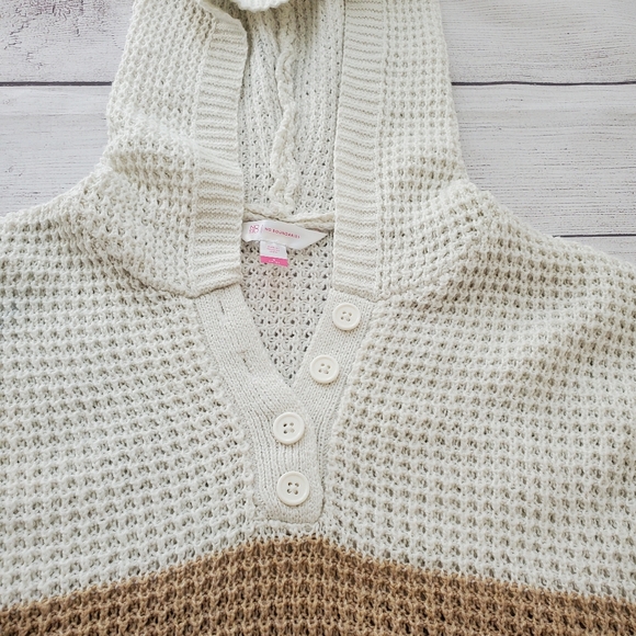 No Boundaries Fall color block knit pullover sweater. Size small juniors - Picture 3 of 9